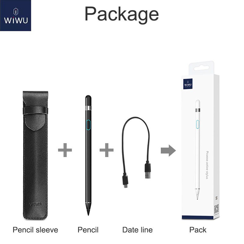 Bút cảm ứng WIWU Picasso chính hãng cho iPad, máy tính bảng, IOS/Android/Windows - Touch Pen P339