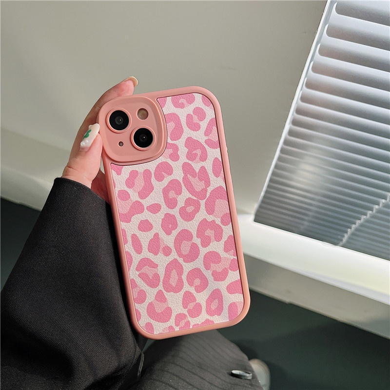 Ốp Điện Thoại TPU Mềm Họa Tiết Da Báo Thời Trang Cho IPhone 13 12 11 Pro Max X XS XR Plus