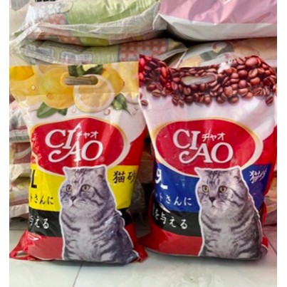 Cát vệ sinh cho mèo - Cát mèo CIAO Nhật đen 8L