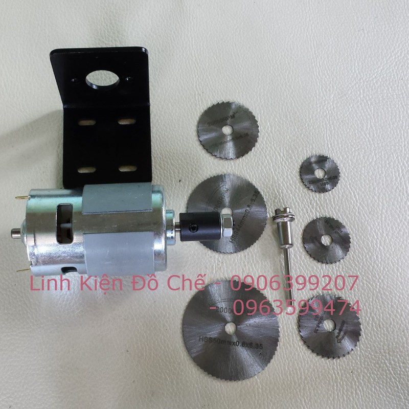 Combo máy cắt mini với motor 775 - 150w