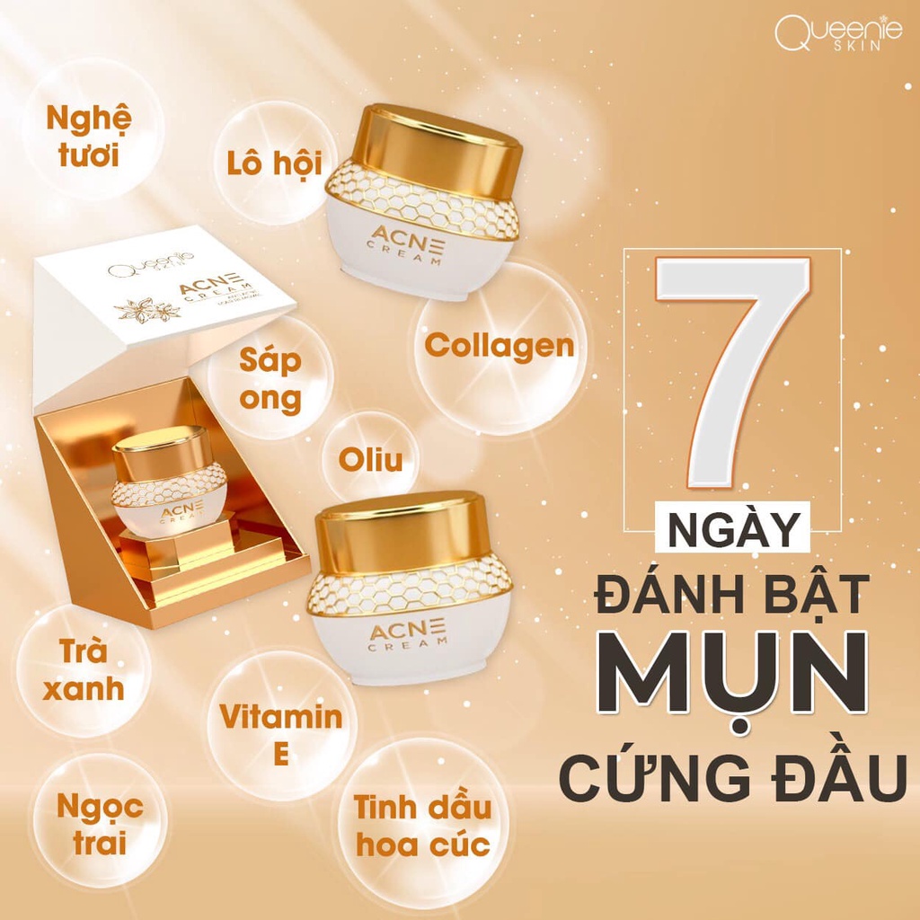 Quế Hoa Mụn Queenie Skin DATE MỚI NHẤT