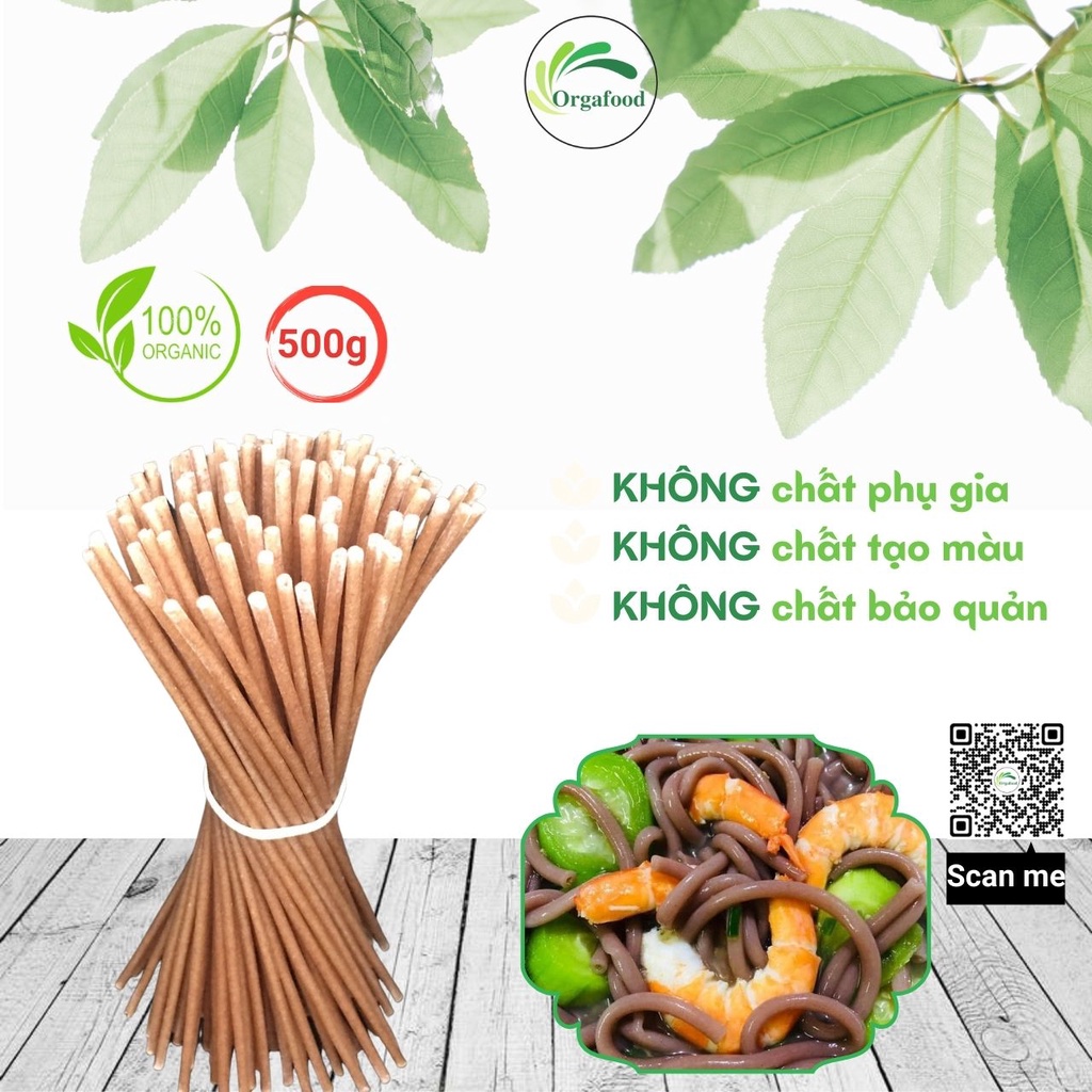 Bánh canh ống gạo lứt Fuma 500g eatclean cho người ăn kiêng giảm cân, tiểu đường, ăn chay, thực phẩm ít calo