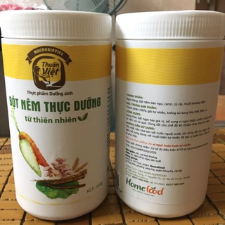 Bột nêm thực dưỡng Homefood không mì chính, tạo ngọt tự nhiên từ bột ngưu bàng và củ quả