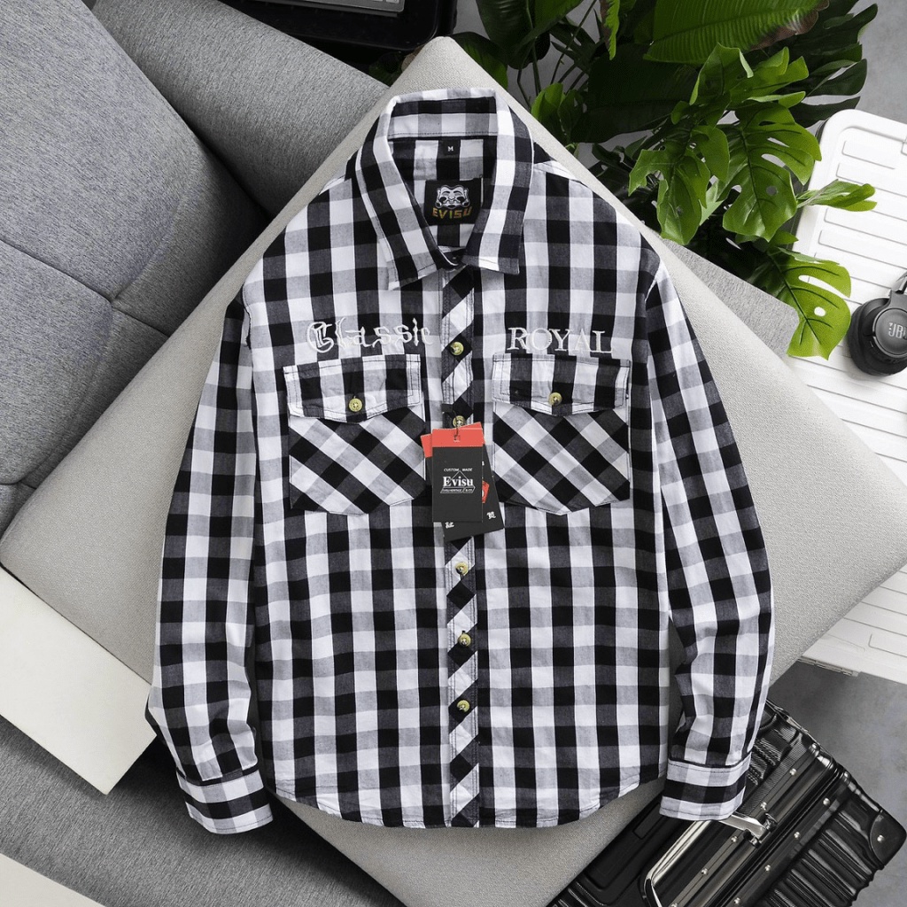 Áo Sơ Mi Ca rô Nam Dài Tay Chất Cotton Mềm Form Chuẩn Lịch Lãm Thời Trang Siêu Hot NEW UNISEX