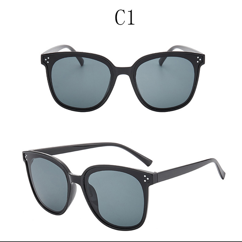 Kính mát gọng vuông lớn phong cách Hàn Quốc thời trang dành cho nam và nữ