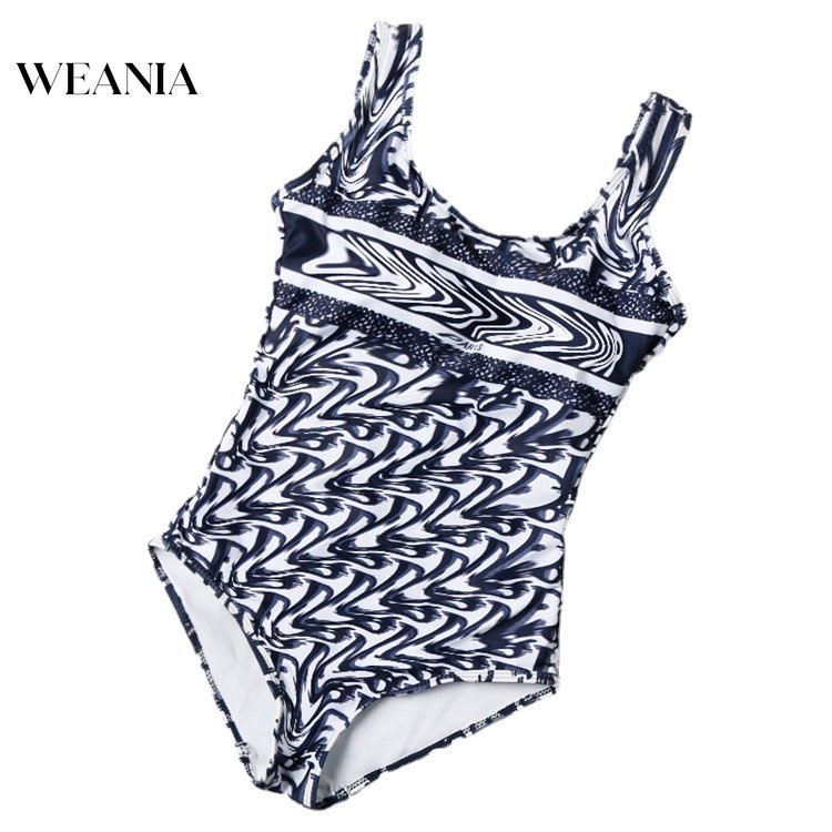 Bộ Đồ Bơi Một Mảnh In Họa Tiết Chữ Cái Cho Nữ