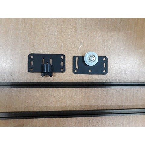 RAY LÙA TỦ ÁO ( TRỌN BỘ CẢ RAY VÀ BÁNH XE)