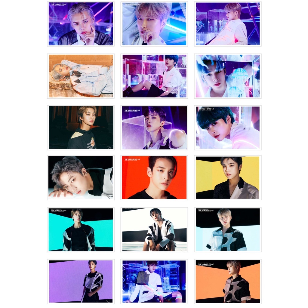 [Ép Lụa] Lomo Card 54 Ảnh Cravity - The Awakening