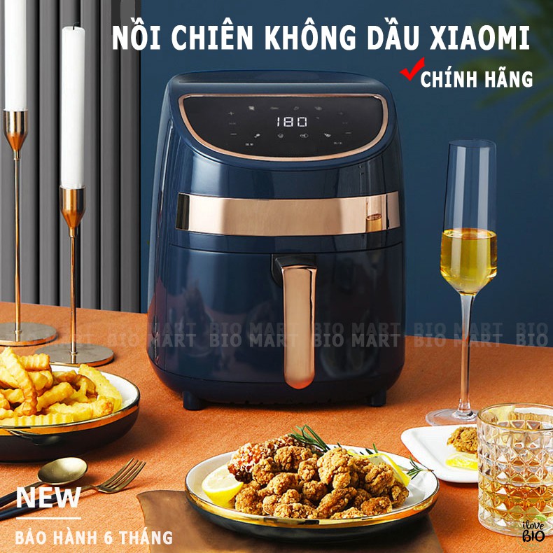 {Chính Hãng} Nồi Chiên Không Dầu Xiaomi Deerma DEM-KZ100 – Nồi Chiên Không Dầu Phím Cảm Ứng Công Suất 1000W - BIO191