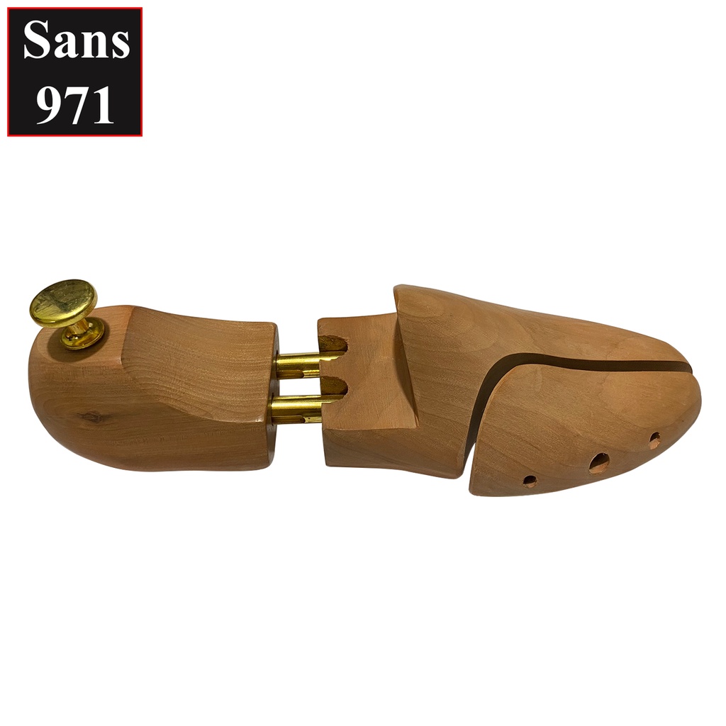 Cây giữ form giày gỗ shoes tree Sans971 có size dụng cụ bảo vệ giầy shoe cao cấp