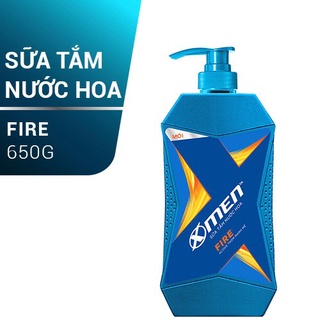 Sữa tắm x-men nước hoa fire 650g tăng 30 phần trăm dung tích