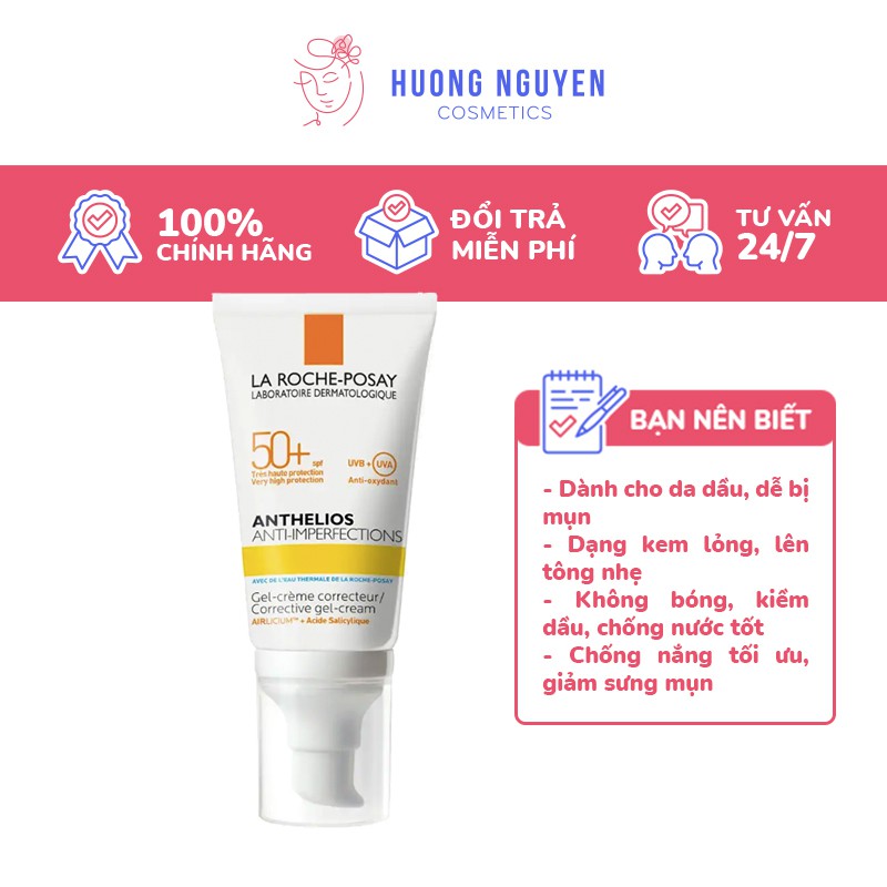 Kem Chống Nắng La Roche-Posay Anthelios Anti-Imperfections SPF50+