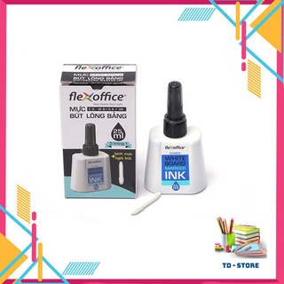 Mực bút lông bảng FlexOffice FO-WBI02 – 25ml (Xanh/ Đỏ/ Đen)