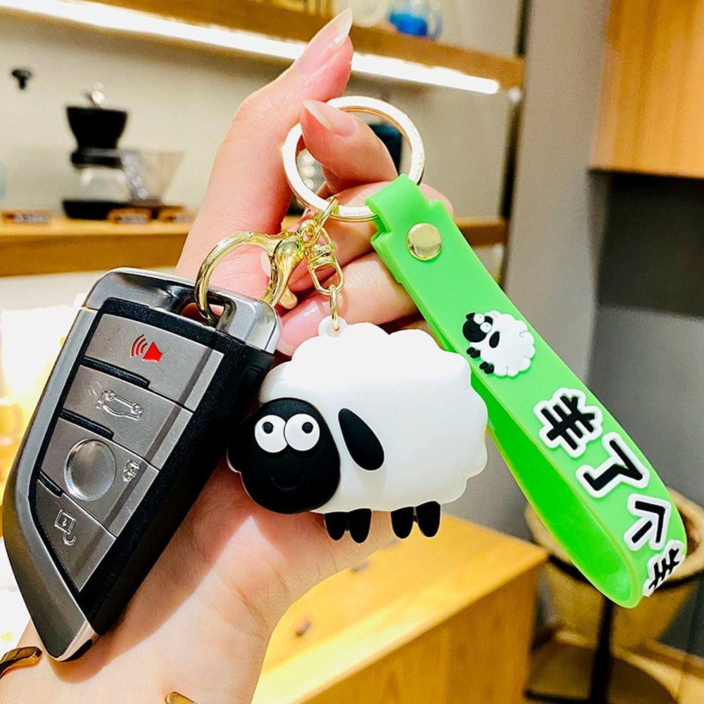 Móc Chìa Khóa Bằng Acrylic Họa Tiết Hoạt Hình Dễ Thương Cho Nữ