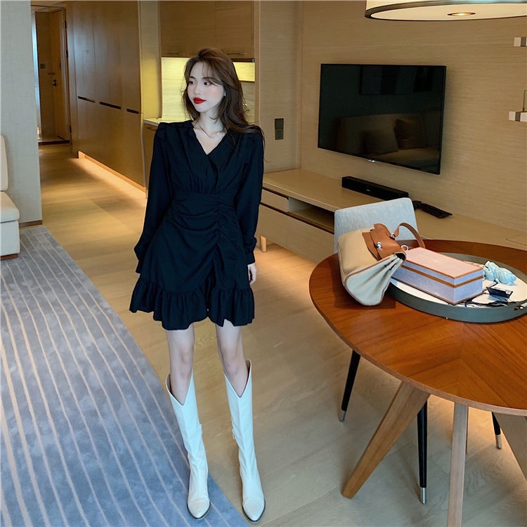Đầm COZOKC tay dài thời trang Hàn Quốc