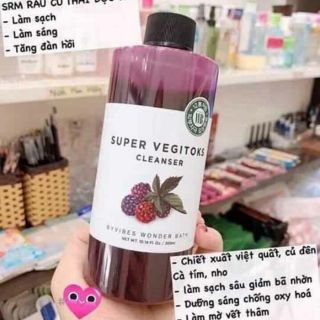 Sữa rửa mặt Super Vegitoks Cleanser Hàn Quốc