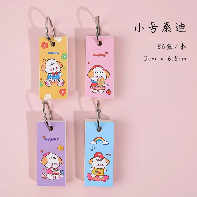 Thẻ Còng Ghi Chú, Học Từ Vựng Dễ Thương BiTi TC291