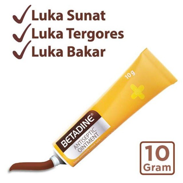 (hàng Mới Về) Thuốc Mỡ Betadine 10 Gr - Salap Chống Dị Ứng Cho Mọi Loại Da