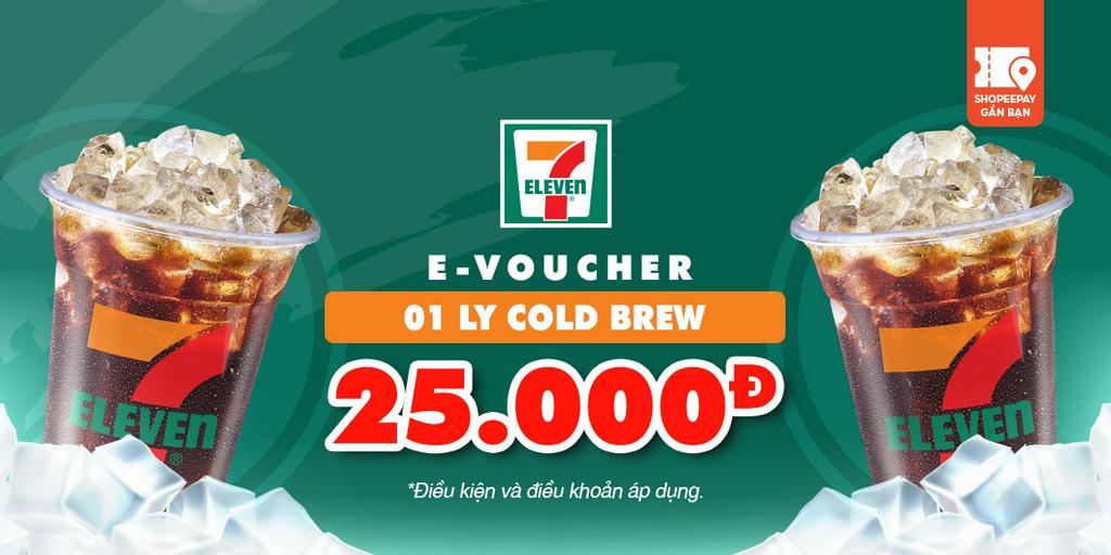 E-Voucher 01 ly Cold Brew tại 7-Eleven
