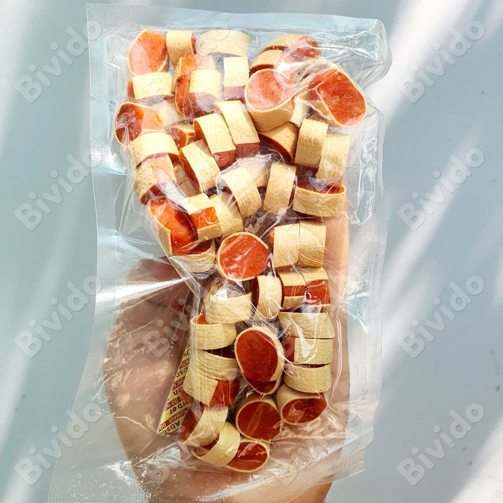 Bánh thưởng cho chó sushi cá tuyết nhân thịt gà Hello Joy túi 100g - Bivido
