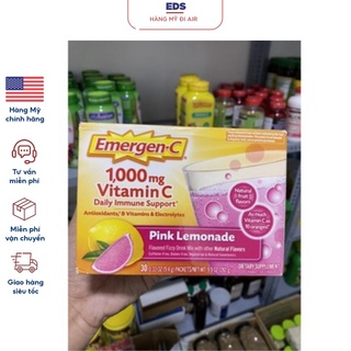 Bột sủi tăng đề kháng emergen-c vitamin c 1000mg date 2023 - eds hàng mỹ