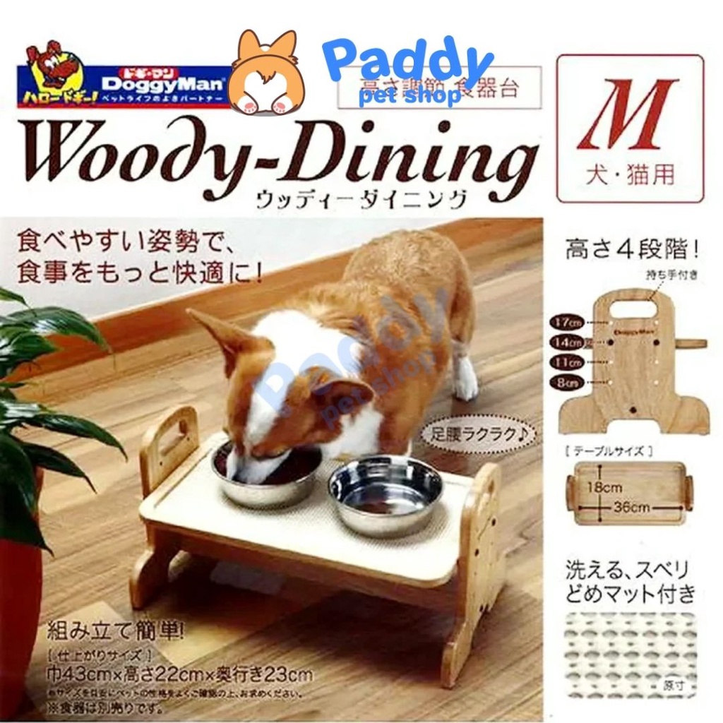 Bàn Ăn Chống Gù Cho Chó DoggyMan