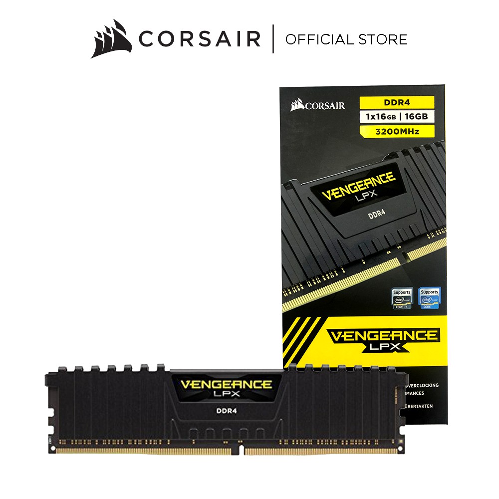 Ram PC Corsair Vengeance LPX 16GB 3200MHz DDR4 1x16GB CMK16GX4M1E3200C16