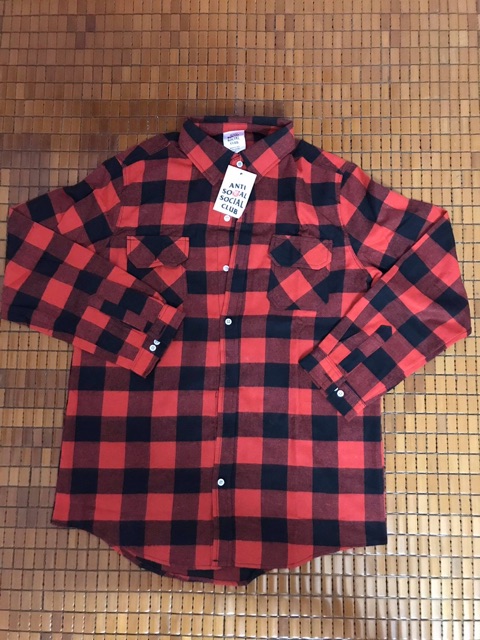 Áo flannel ASSC hoa đào