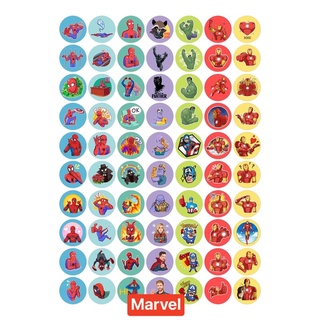 Sticker khen thưởng - mẫu siêu anh hùng Marvel - Avengers
