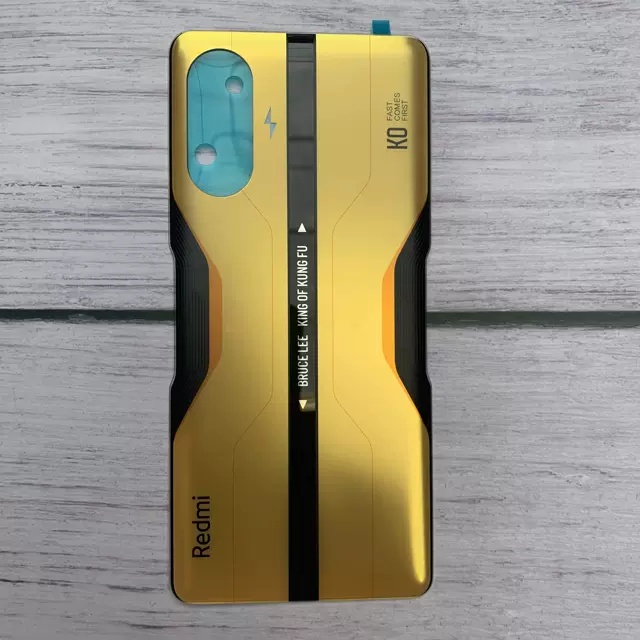 Nắp lưng Xiaomi Redmi K40 Gaming Chính Hãng Kèm Sẵn Keo Dán