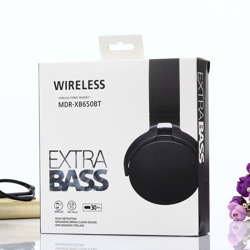 Mdr-xb650bt tai nghe bluetooth không dây âm thanh nổi gấp tai nghe, hỗ trợ đầu vào âm thanh 3,5 mm & cuộc gọi rảnh tay, cho iphone, ipad, ipod, samsung, htc, xiaomi và các thiết bị âm thanh khác