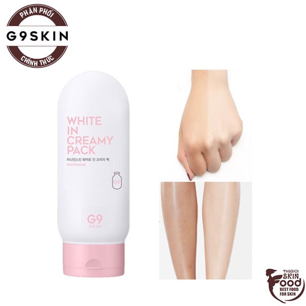 Kem ủ trắng Hàn Quốc G9Skin White In Creamy Pack 200ml | BigBuy360 - bigbuy360.vn