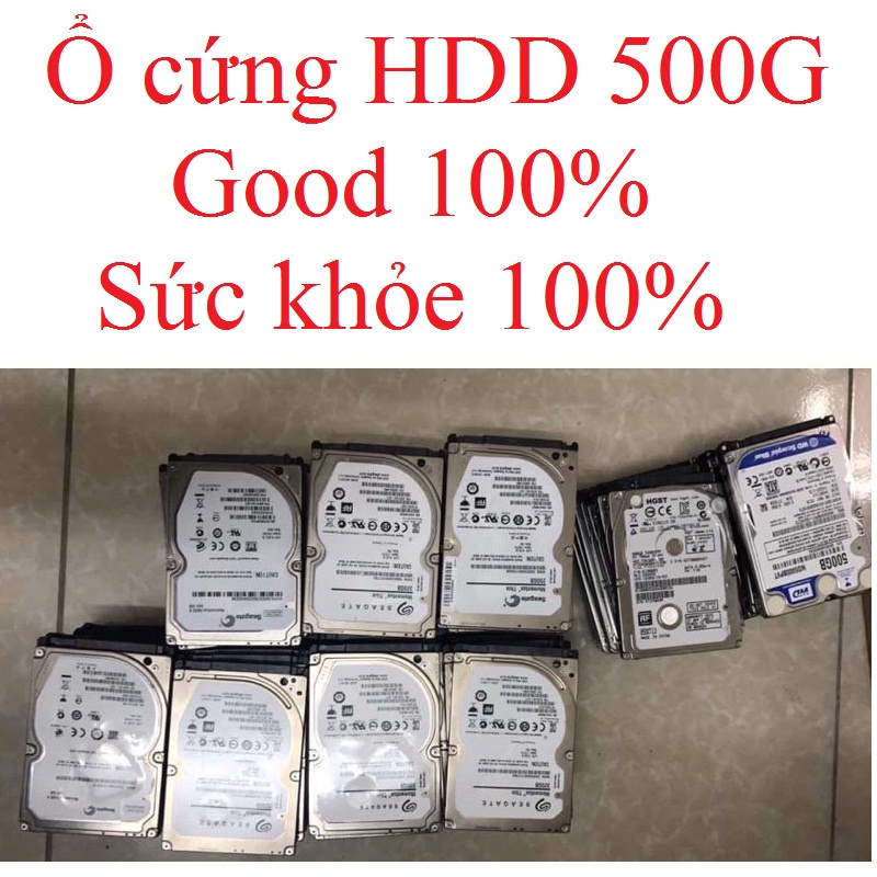 Ổ cứng 500g Laptop bóc máy test good