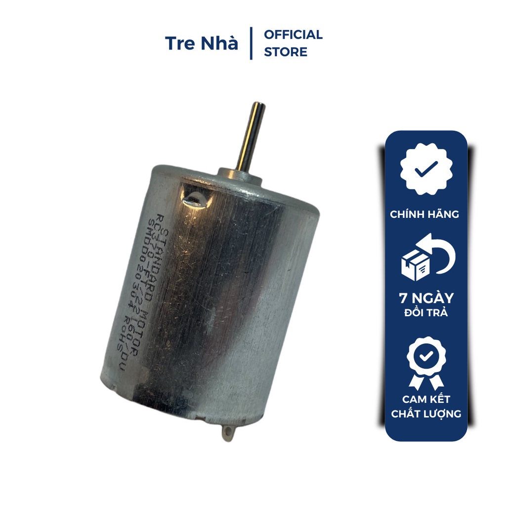 Động cơ RC370-FT / 22160 DC6V 6000 vòng / phút tắt tiếng bàn chải kim loại quý