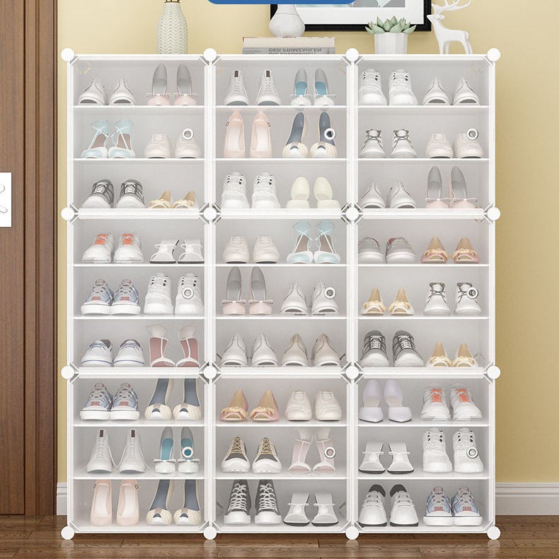 Giá để giày nhiều tầng gia đình lắp ráp chống bụi ba mục đích đơn giản tủ đa năng đựng dép ra vào khu tập thể ki