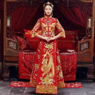 [ Order]  Bộ áo váy  trung hoa