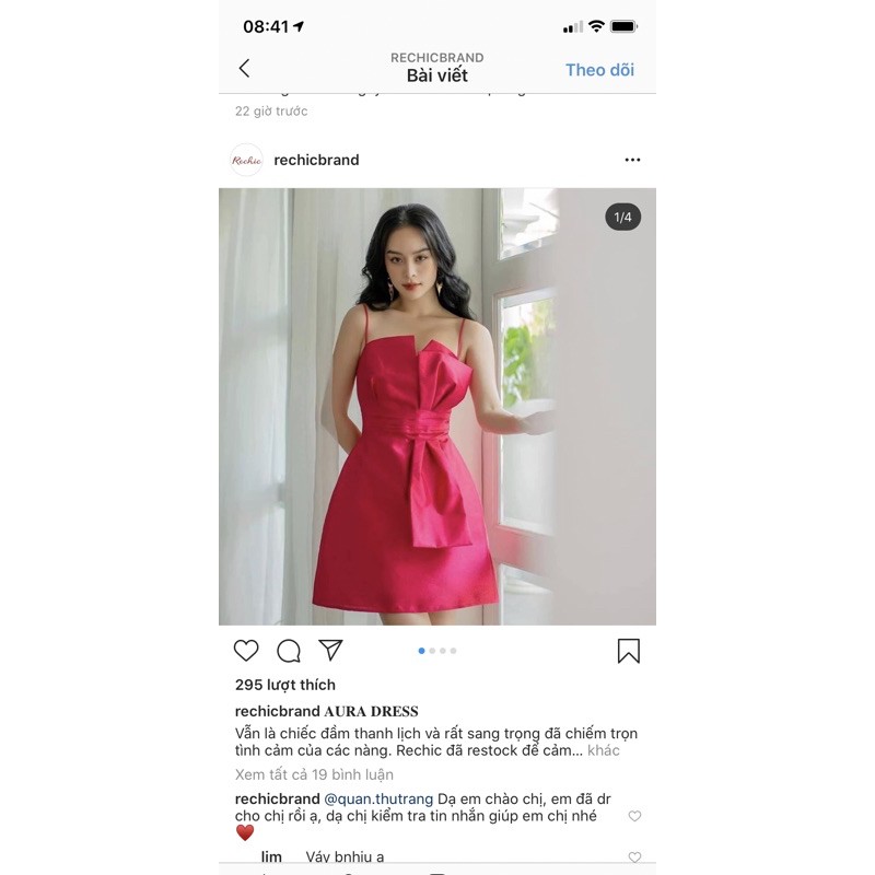 Thanh lý đầm Rechic size S