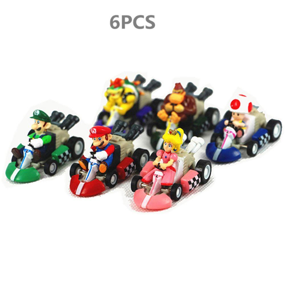 REBUY1 Bộ 6 Mô Hình Nhân Vật Game Super Mario