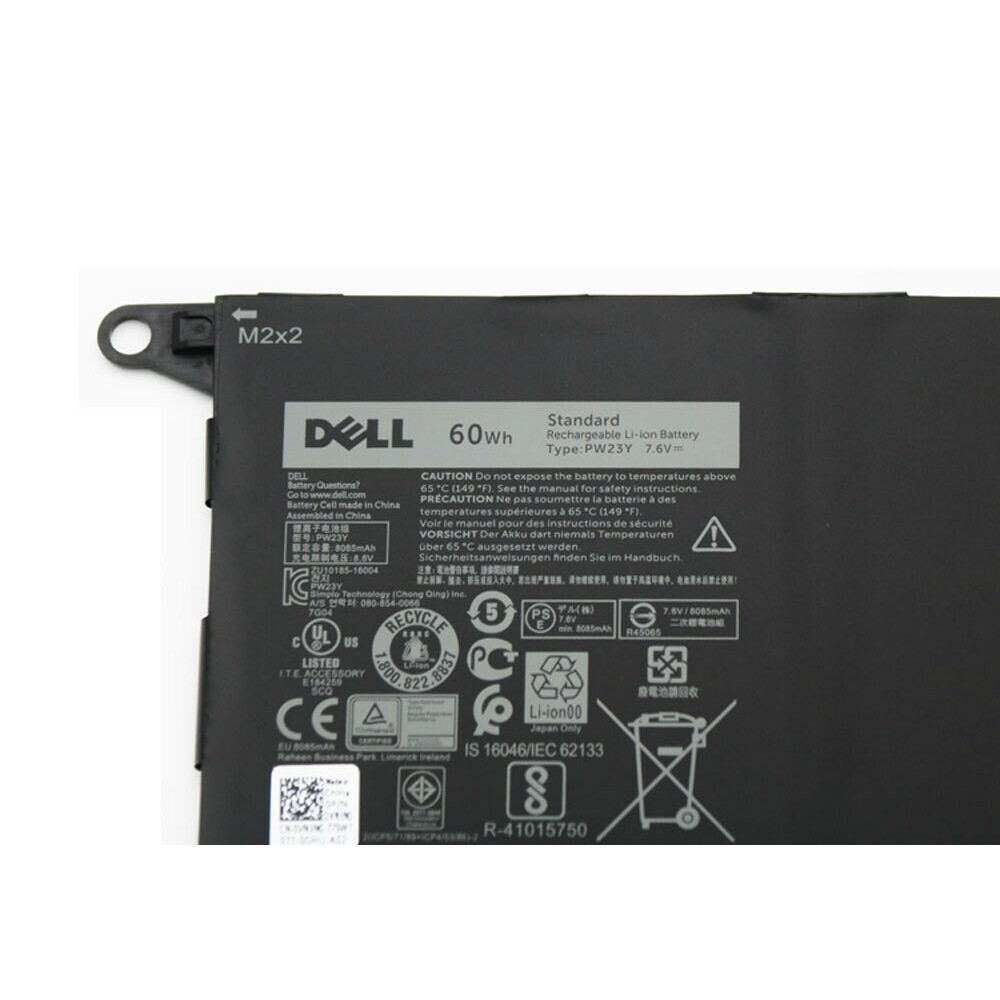 ⚡️Pin laptop Dell XPS 13 2017 Series 99H101, 99H102 PW23Y