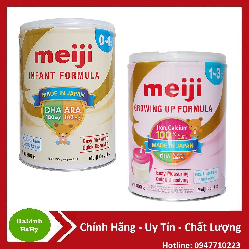 Sữa Meiji số 0, 9 Nhập khẩu 800g [Date 2023]