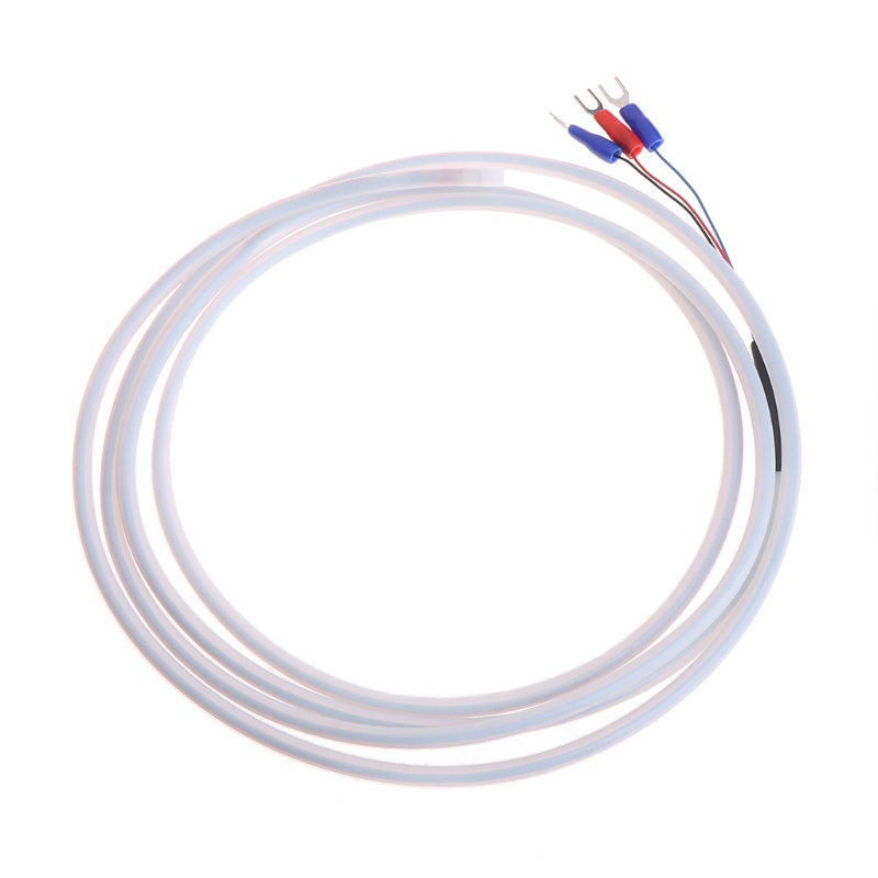 Cảm Biến Nhiệt Độ 3 Dây PTFE PT100 RTD Dài 2M Chống Thấm Nước Và Chống Ăn Mòn