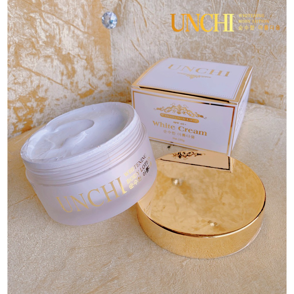 Combo Kem body UNCHI (NGÀY+ĐÊM) dưỡng trắng. chống nắng SPF 45+. Mùi thơm chanel coco sang chảnh | BigBuy360 - bigbuy360.vn