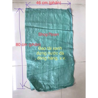 Bao tải xanh 46x80 cm