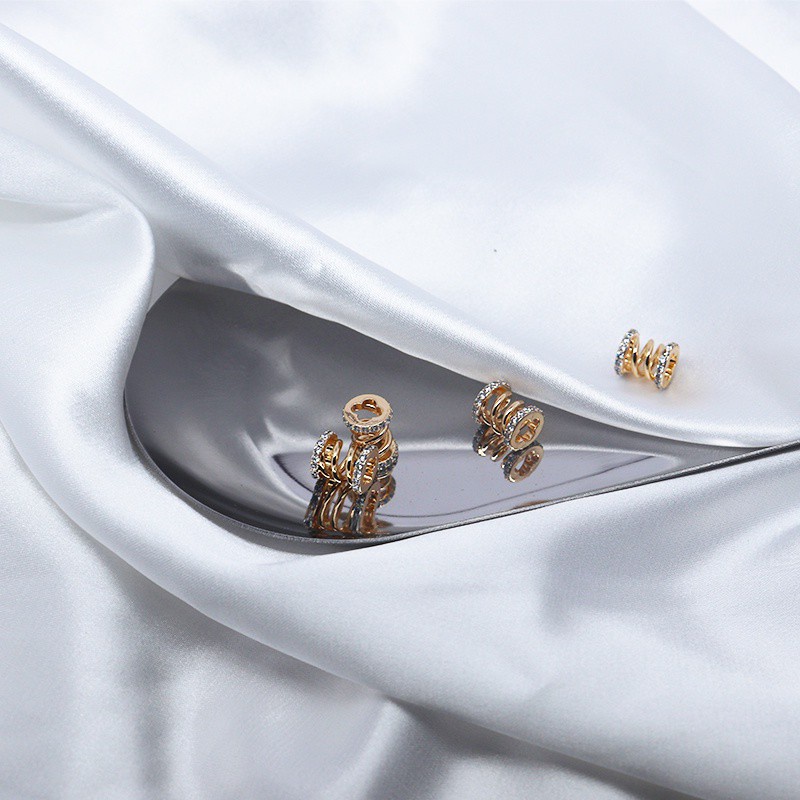 Hạt Xỏ Vòng Eo Bằng Đồng Thau Mạ Vàng 18K Phụ Kiện Làm Trang Sức Thủ Công