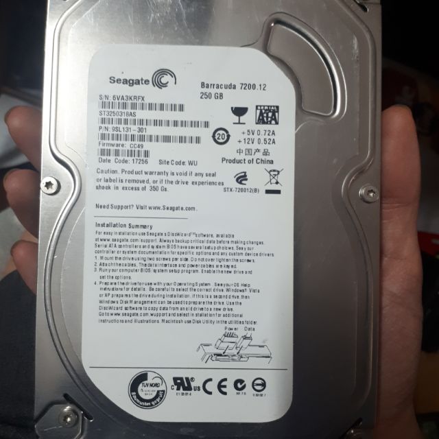 Sale mạnh ổ cứng 250G sata | BigBuy360 - bigbuy360.vn