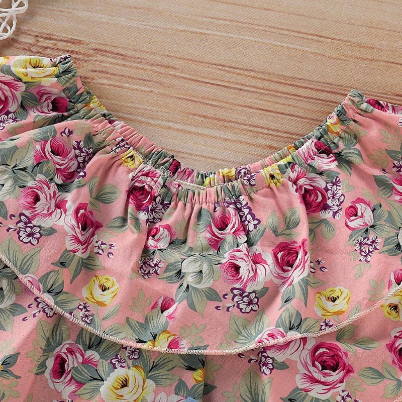 Mary☆oulder T-Shirt + Shorts Pants Outfits for 1-5Y