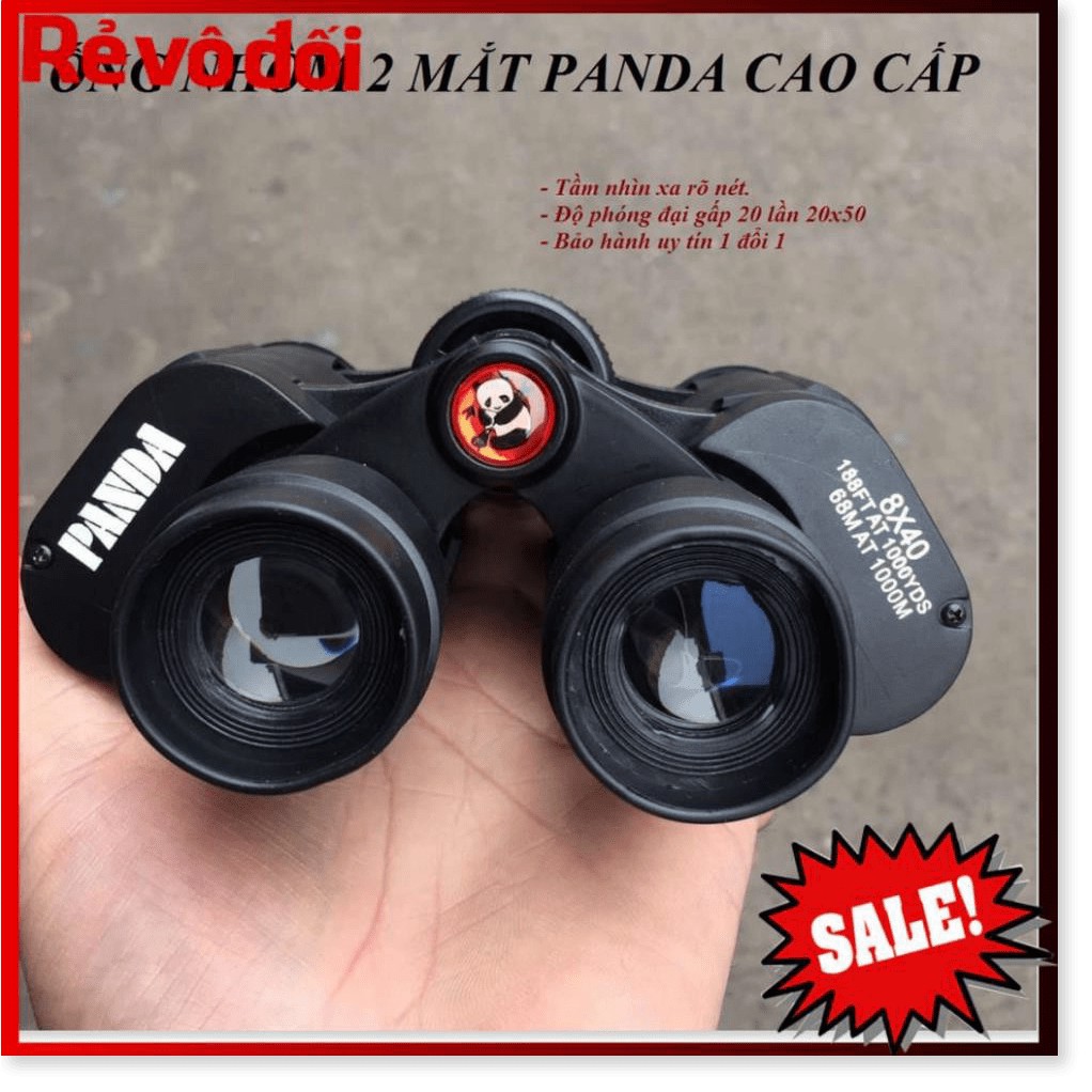 Ống Nhòm Panda (Binocular) 2 Mắt Zoom Siêu Xa Hình Ảnh Rõ Nét, Chân Thực Bảo Hành 12 Tháng