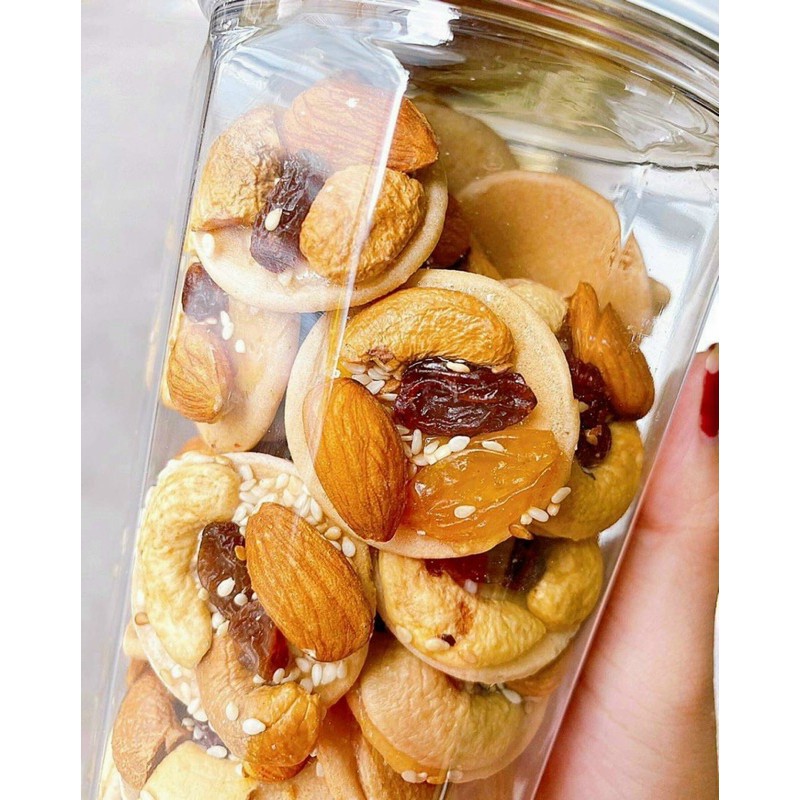 Bánh đồng tiền mix hạt/ ăn kiêng/giảm cân/keto. hộp 250g