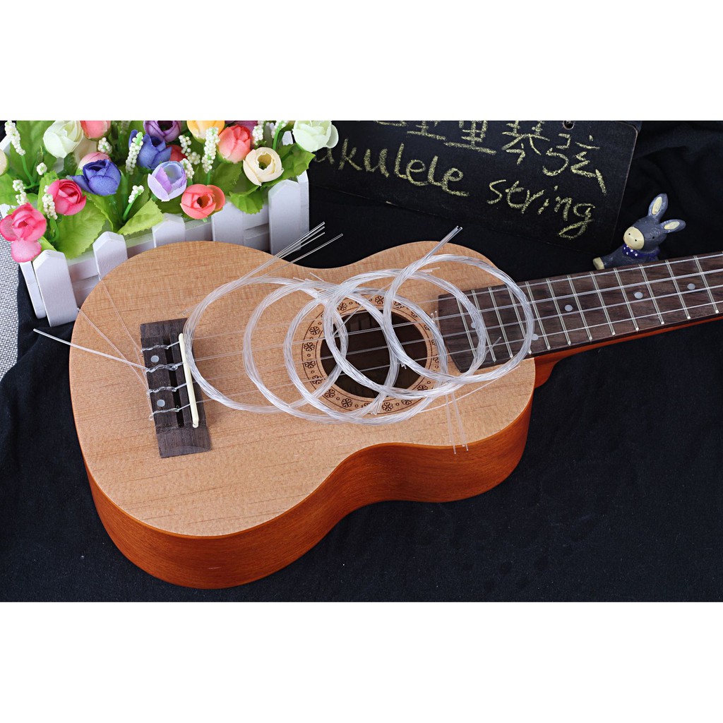 [ĐẶC BIỆT] Dây đàn Ukulele Carbon trong suốt