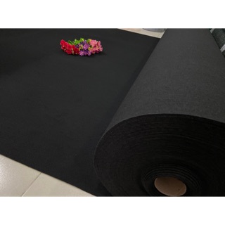 Thảm trải sàn nỉ đen khổ 2m